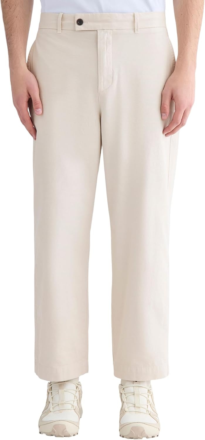 image:imageEverlane Mens Cropped Slub TrouserPeyote