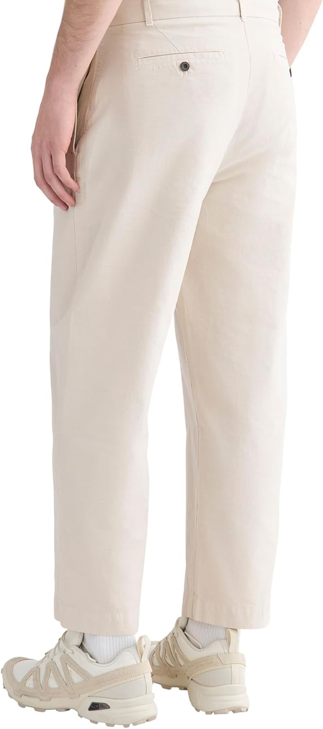image:imageEverlane Mens Cropped Slub TrouserPeyote