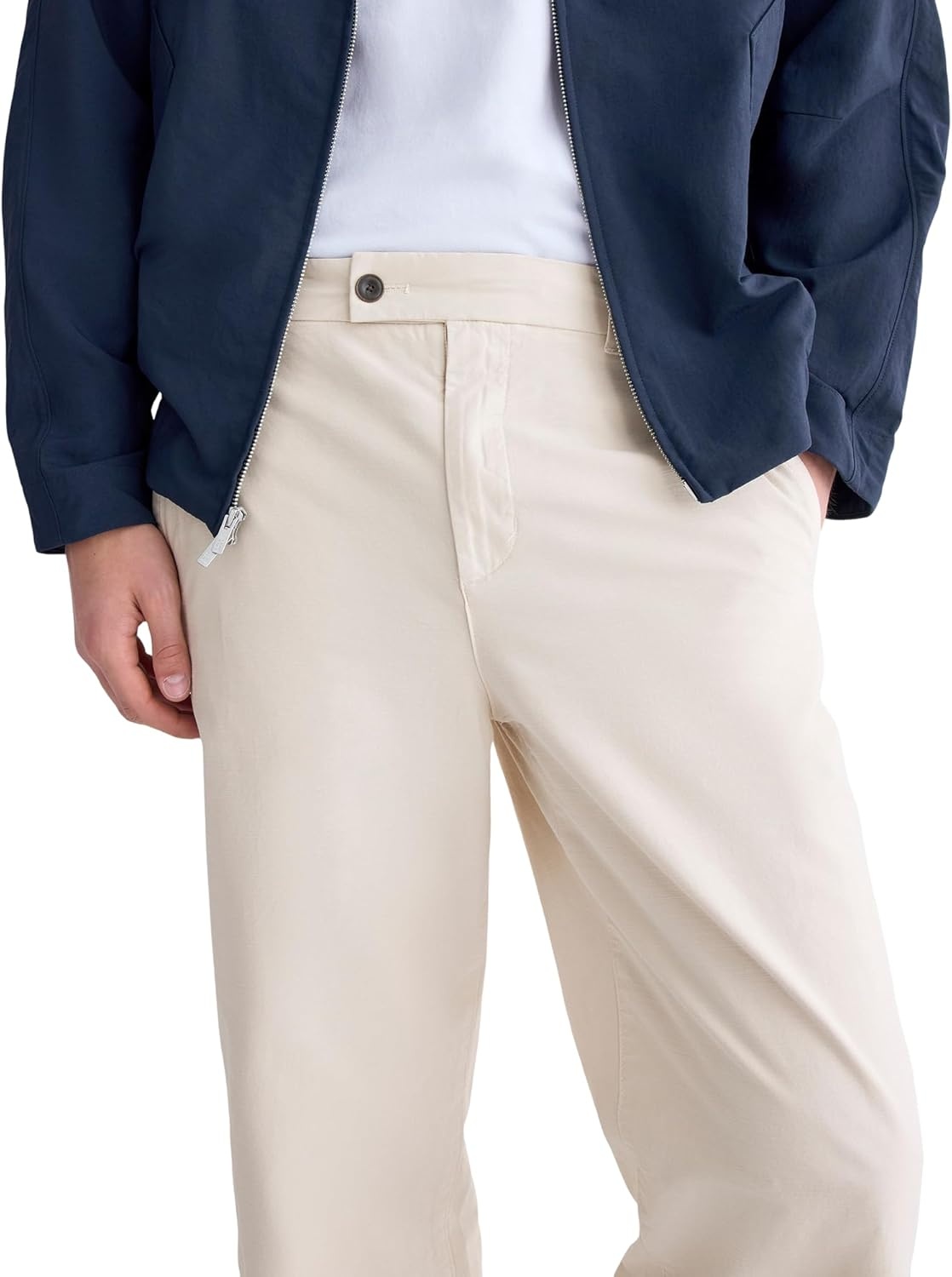 image:imageEverlane Mens Cropped Slub TrouserPeyote