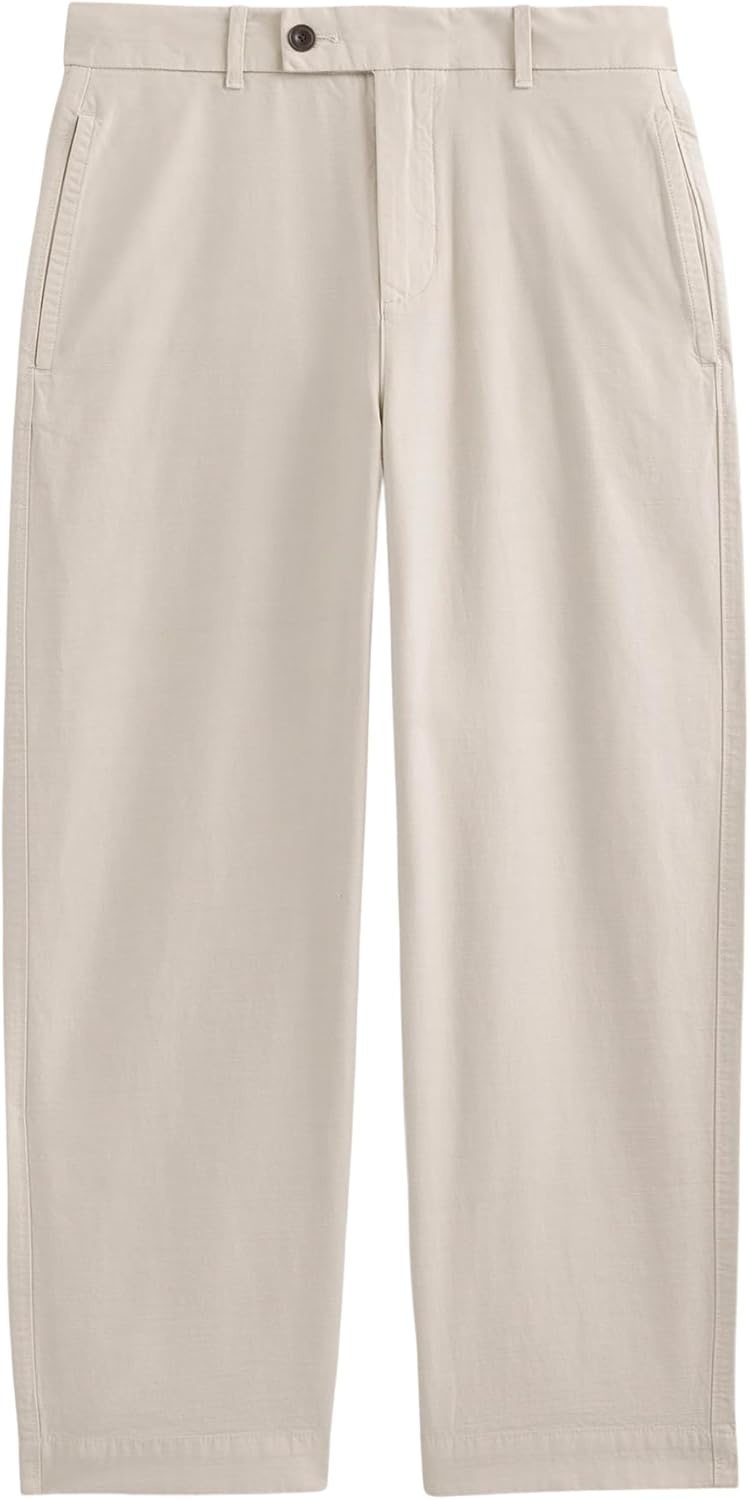 image:imageEverlane Mens Cropped Slub TrouserPeyote