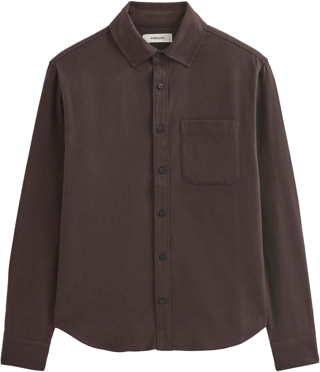 image:imageEverlane Mens Everlane Brushed Flannel ShirtDark Chocolate