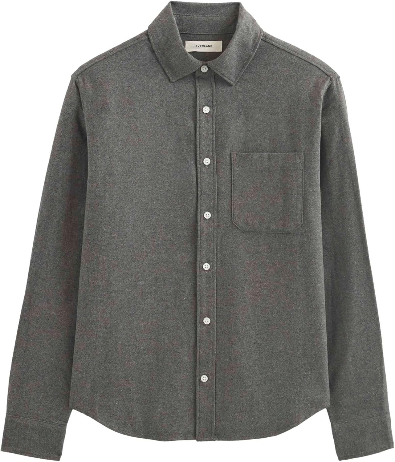 image:imageEverlane Mens Everlane Brushed Flannel ShirtHeathered Graphite