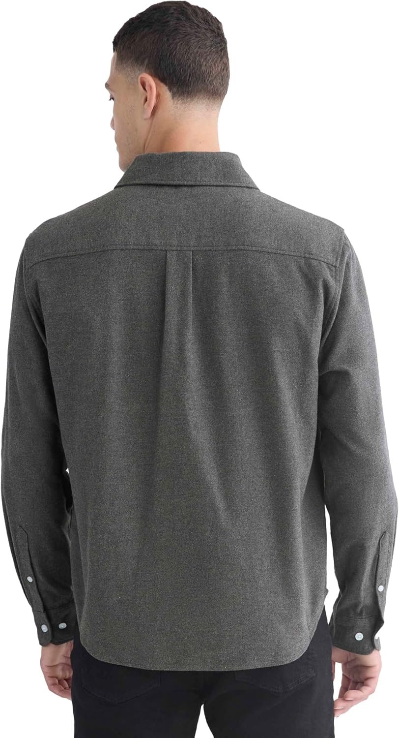 image:imageEverlane Mens Everlane Brushed Flannel ShirtHeathered Graphite