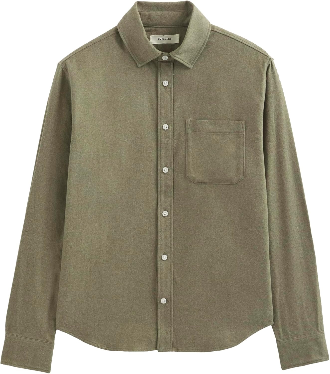 image:imageEverlane Mens Everlane Brushed Flannel ShirtHeathered Thyme