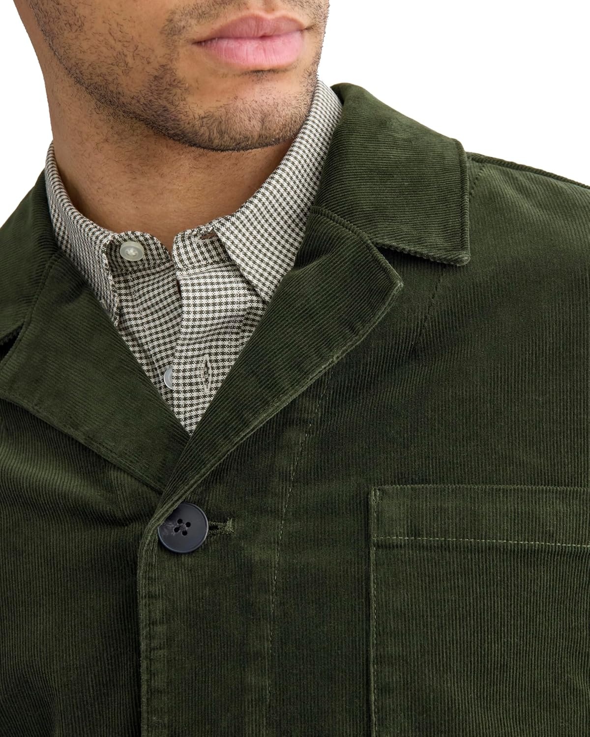 image:imageEverlane Mens Everlane Fine Wale Corduroy Chore BlazerDark Forest