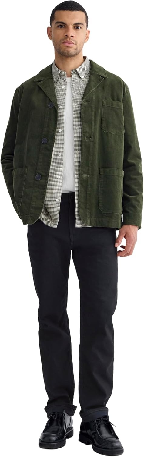 image:imageEverlane Mens Everlane Fine Wale Corduroy Chore BlazerDark Forest