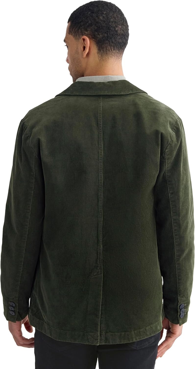 image:imageEverlane Mens Everlane Fine Wale Corduroy Chore BlazerDark Forest