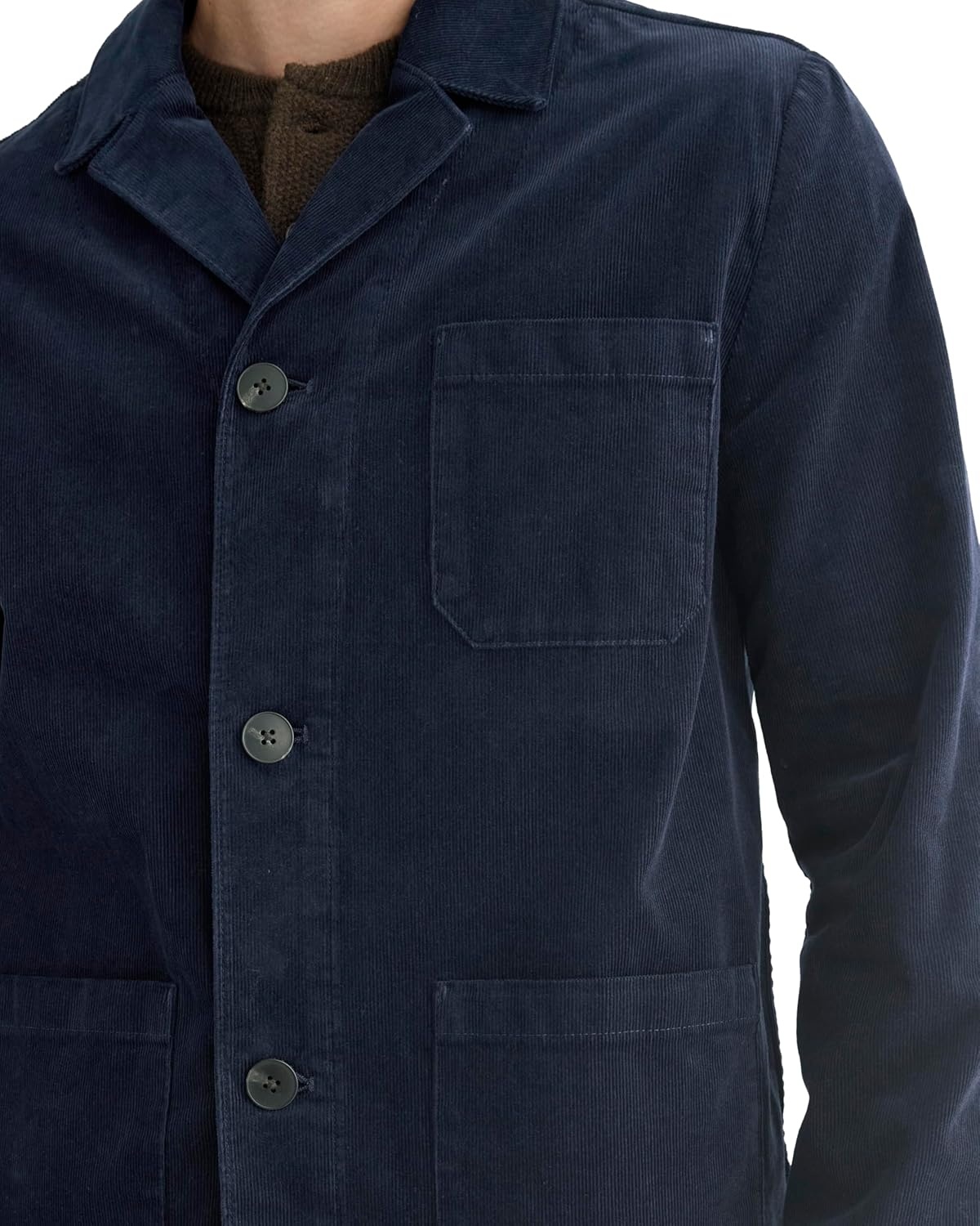 image:imageEverlane Mens Everlane Fine Wale Corduroy Chore BlazerNavy