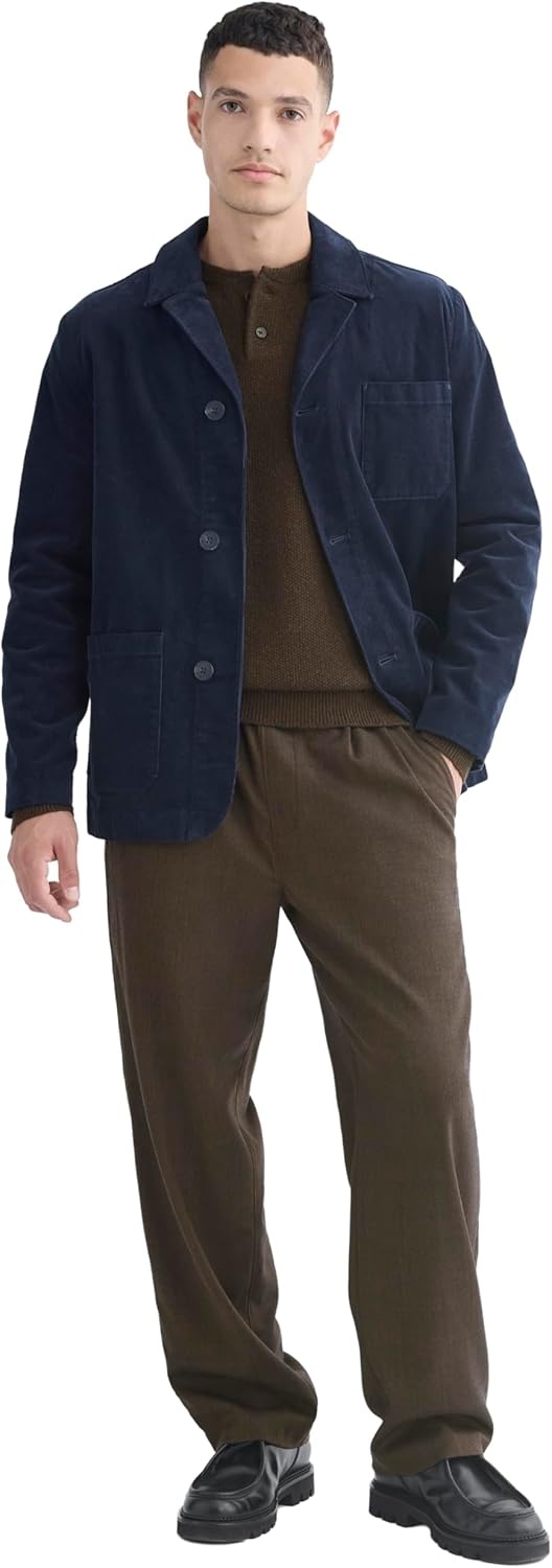 image:imageEverlane Mens Everlane Fine Wale Corduroy Chore BlazerNavy