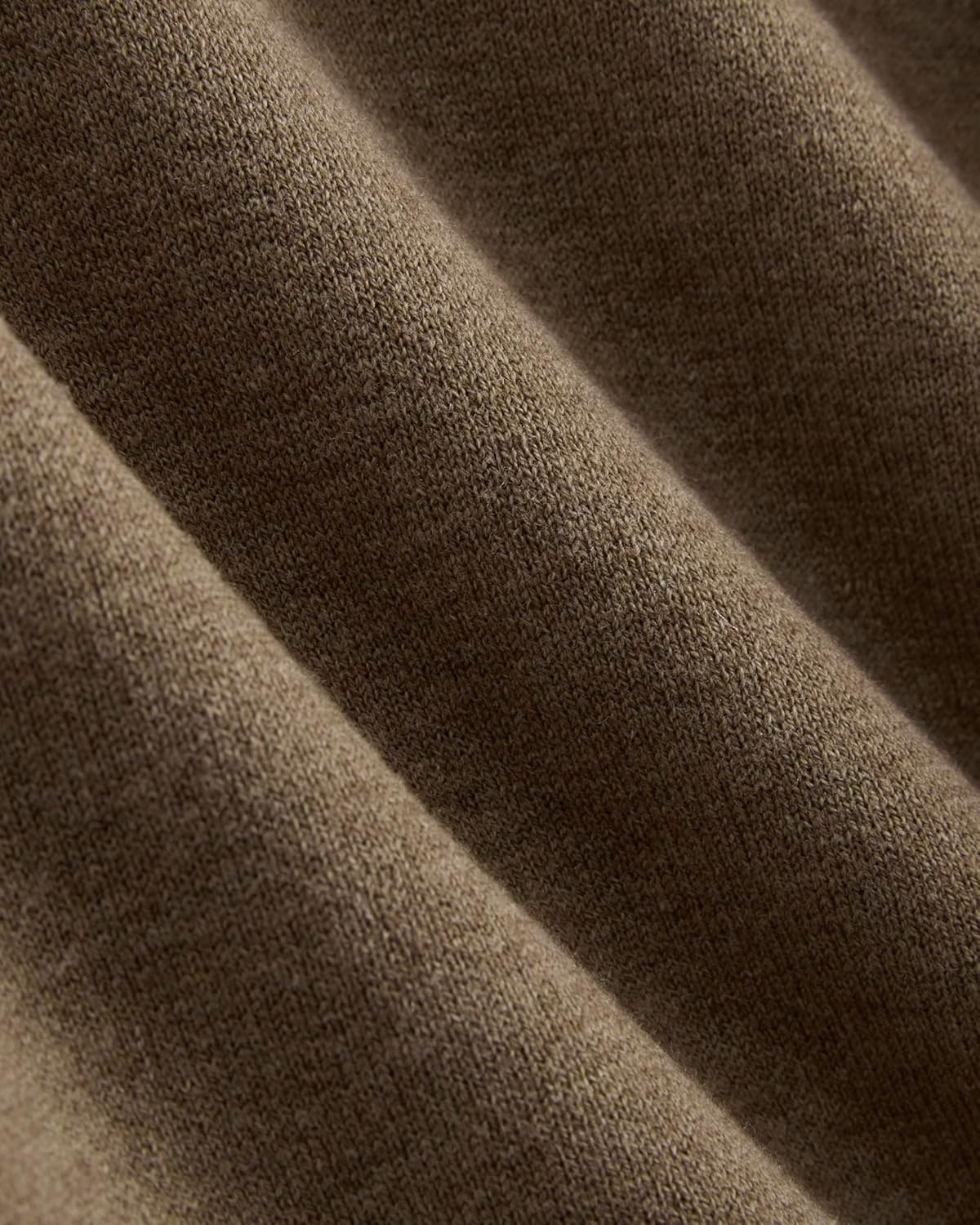 image:imageEverlane Mens Everlane Luxe Merino DoubleKnit SweaterTaupe Melange