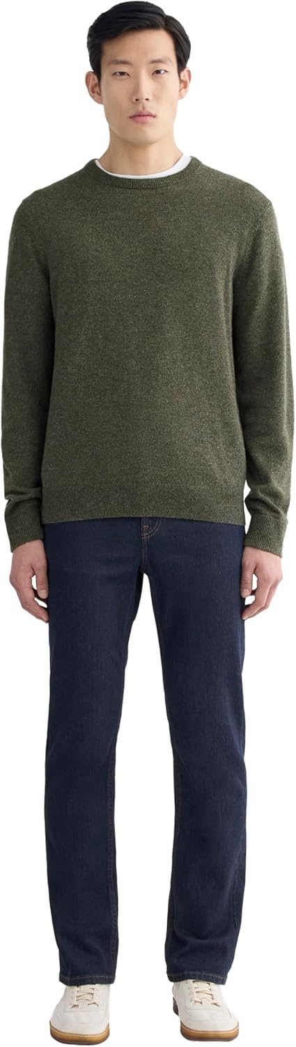 image:imageEverlane Mens Everlane The Cashmere CrewHeathered Army Green