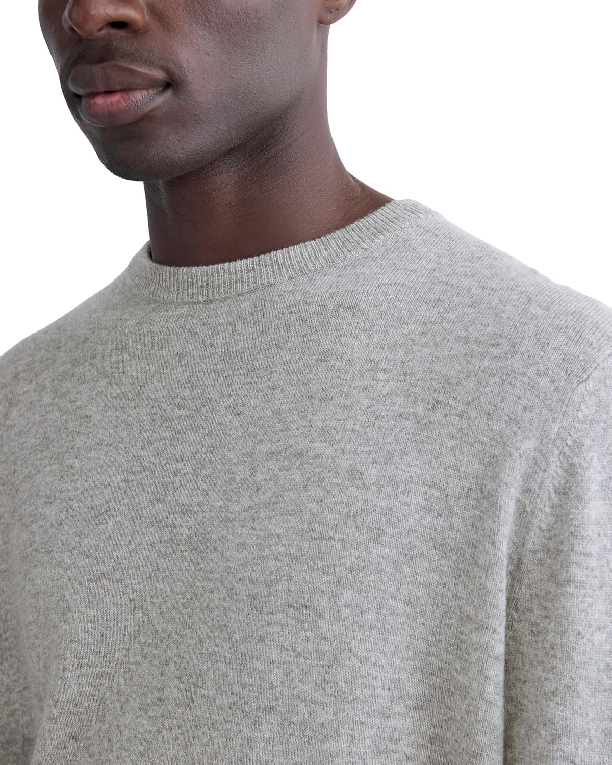 image:imageEverlane Mens Everlane The Cashmere CrewLight Heather Grey