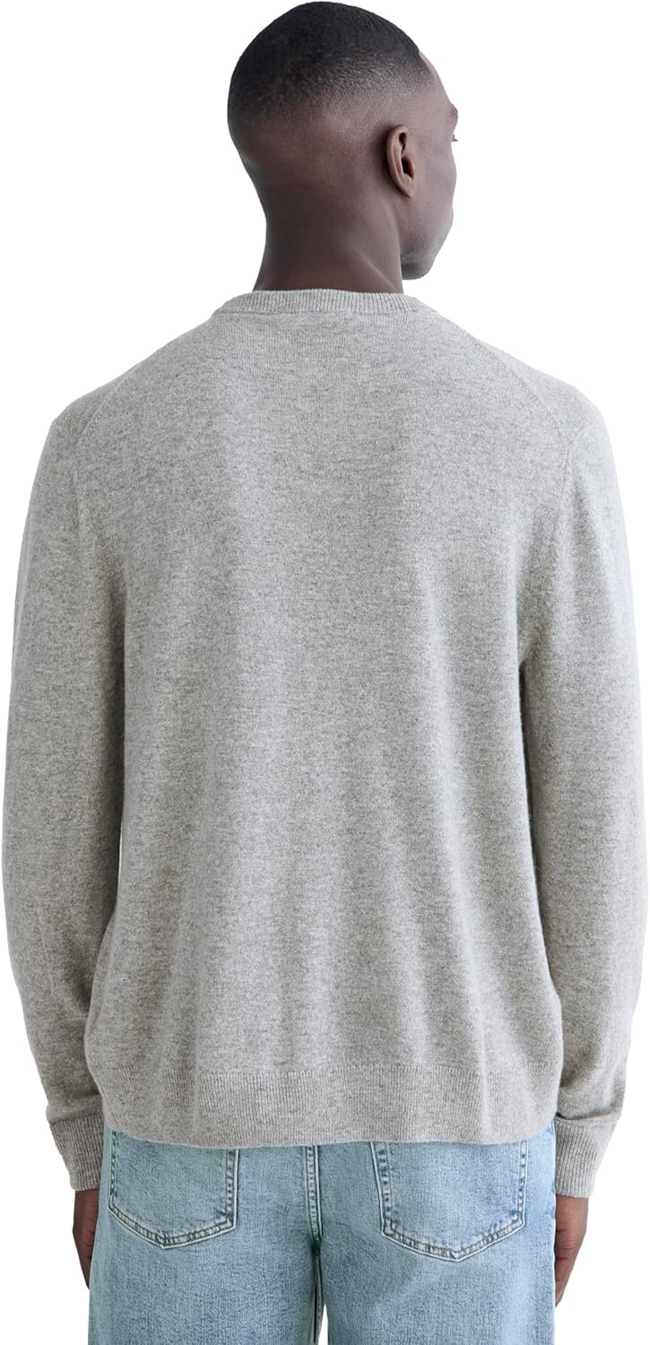 image:imageEverlane Mens Everlane The Cashmere CrewLight Heather Grey