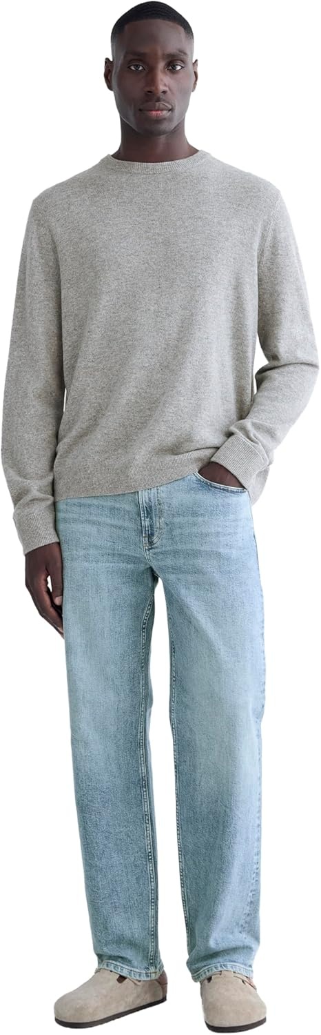 image:imageEverlane Mens Everlane The Cashmere CrewLight Heather Grey