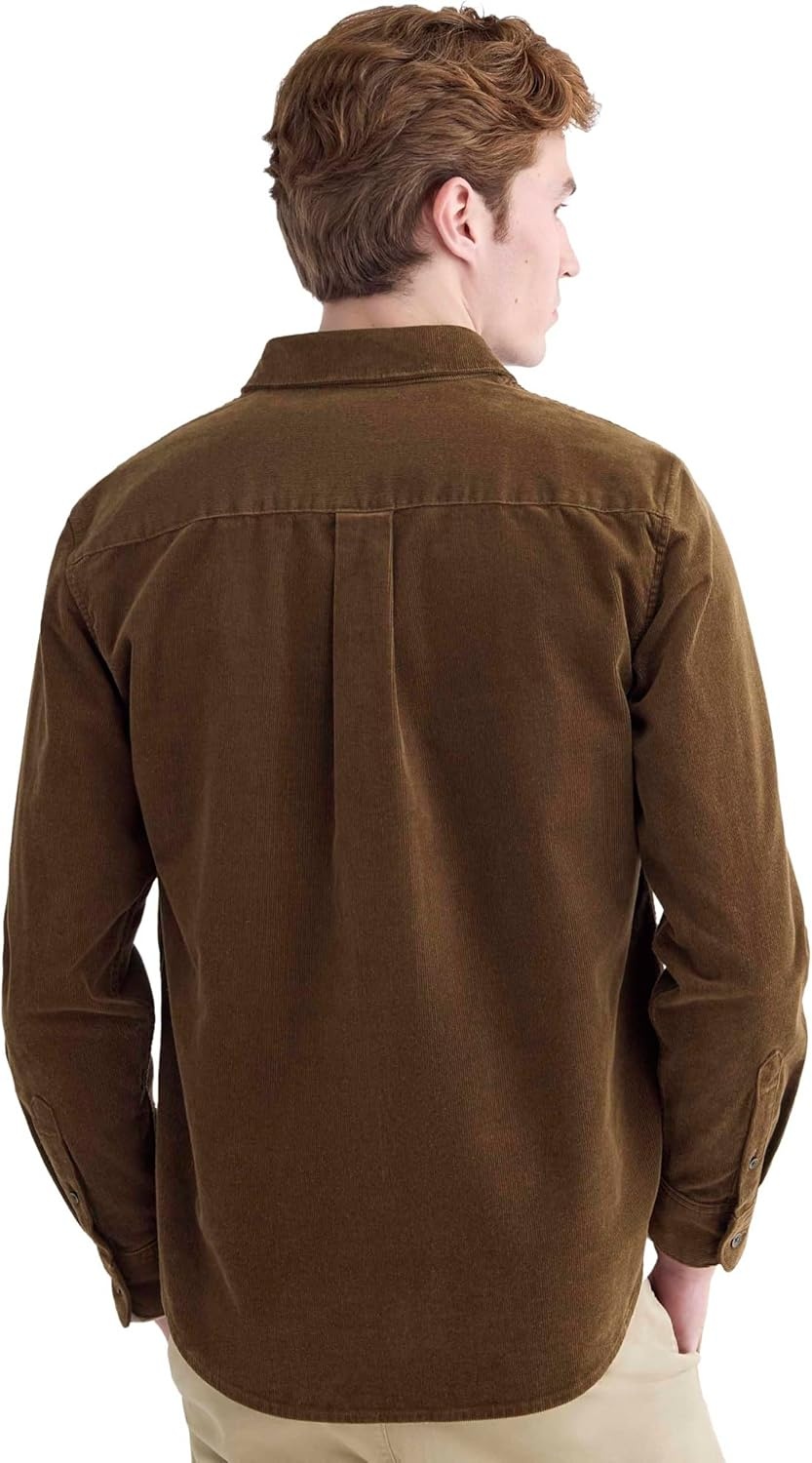 image:imageEverlane Mens Everlane The Classic Shirt in CorduroyCocoa