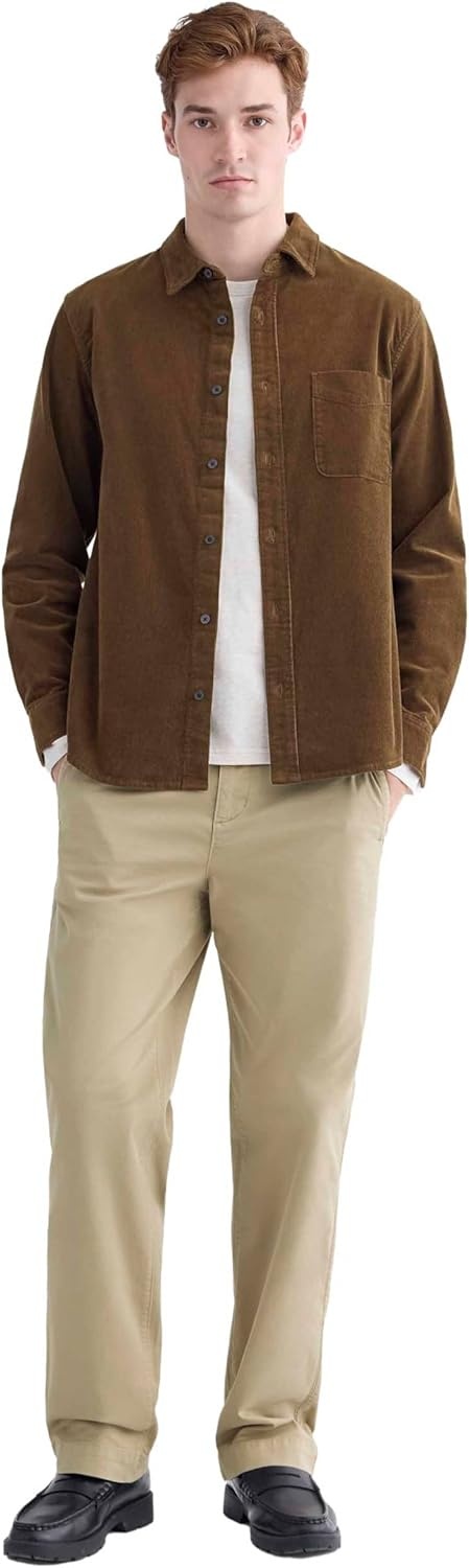 image:imageEverlane Mens Everlane The Classic Shirt in CorduroyCocoa