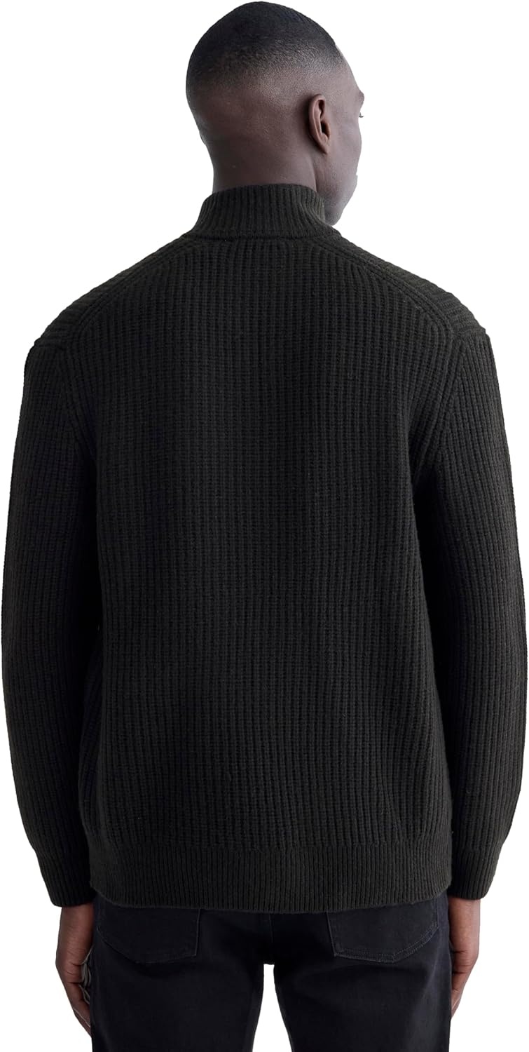 image:imageEverlane Mens Everlane The Felted Merino HalfZip SweaterBlack