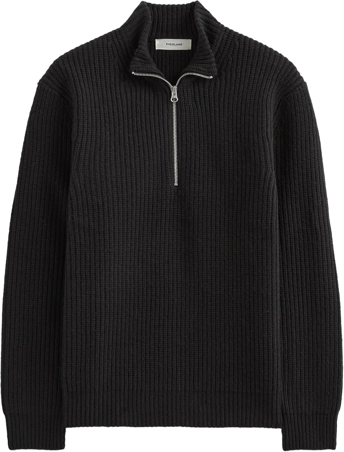 image:imageEverlane Mens Everlane The Felted Merino HalfZip SweaterBlack