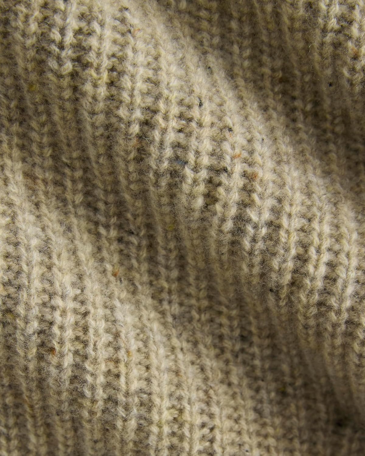 image:imageEverlane Mens Everlane The Felted Merino HalfZip SweaterHeather Gravel Donegal