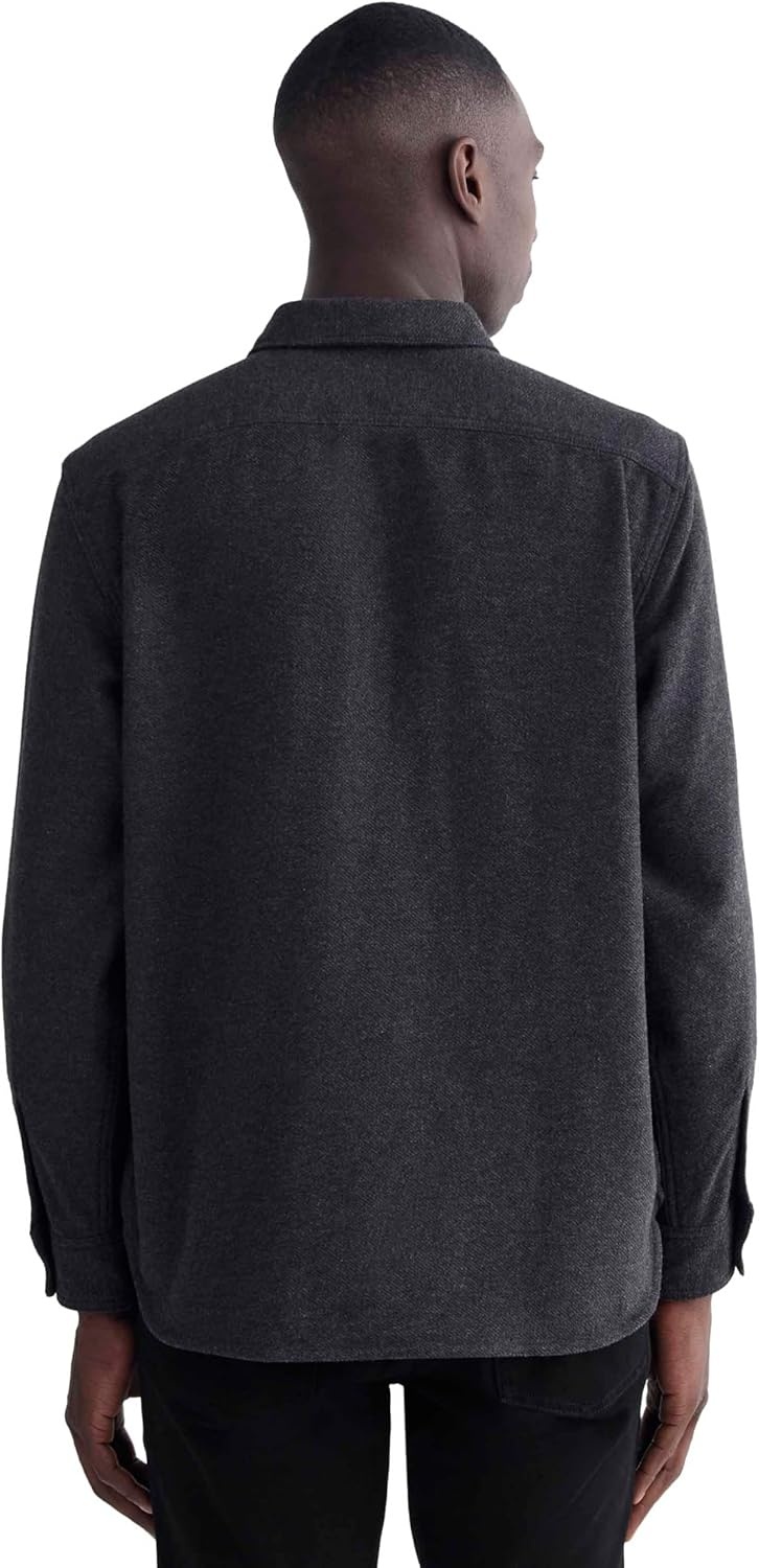 image:imageEverlane Mens Everlane The Heavyweight Overshirt UniformCharcoal Heather