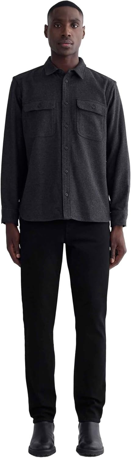 image:imageEverlane Mens Everlane The Heavyweight Overshirt UniformCharcoal Heather