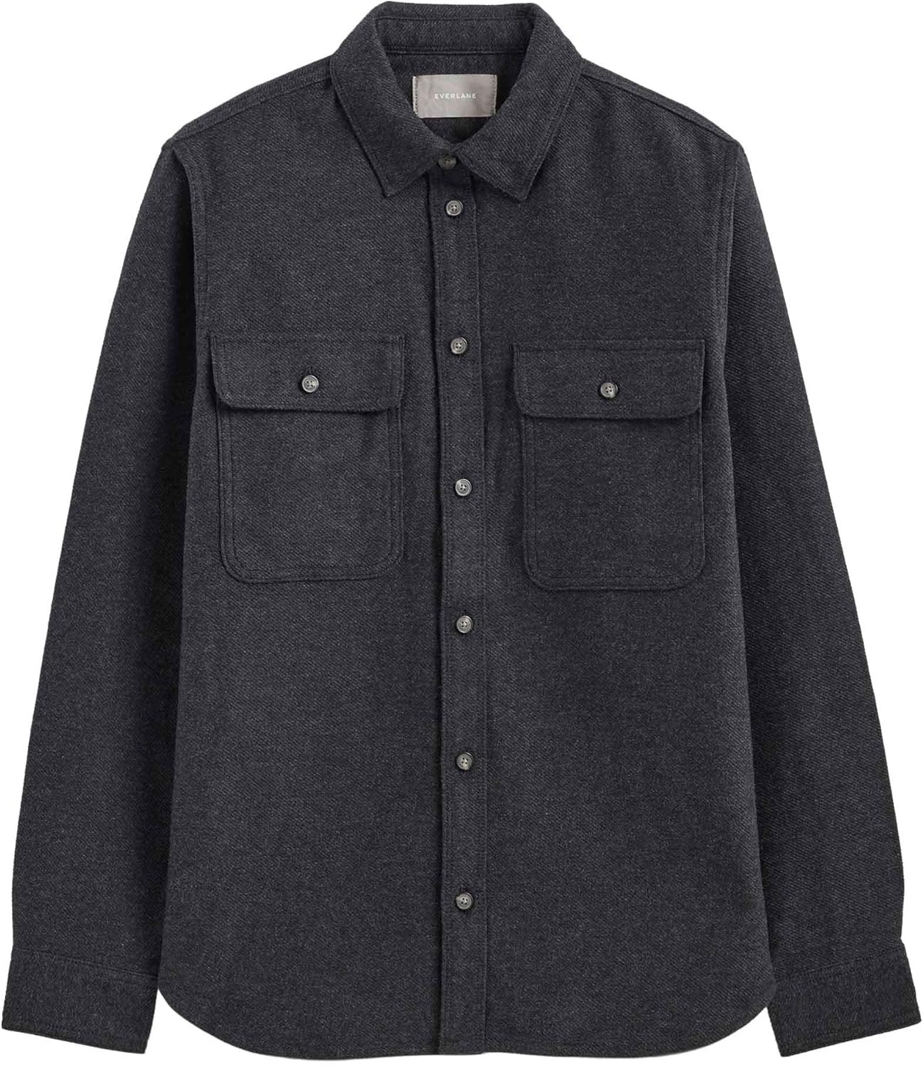 image:imageEverlane Mens Everlane The Heavyweight Overshirt UniformCharcoal Heather