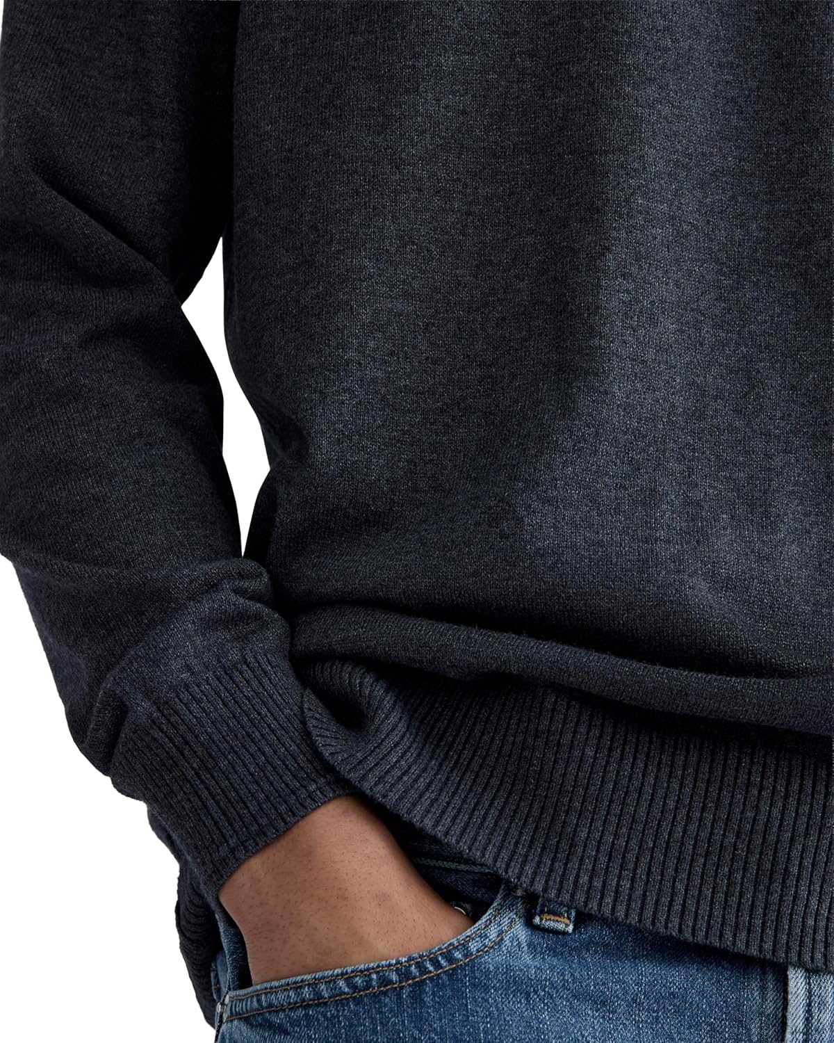 image:imageEverlane Mens Everlane The NoSweat Sweater UniformHeathered Ash