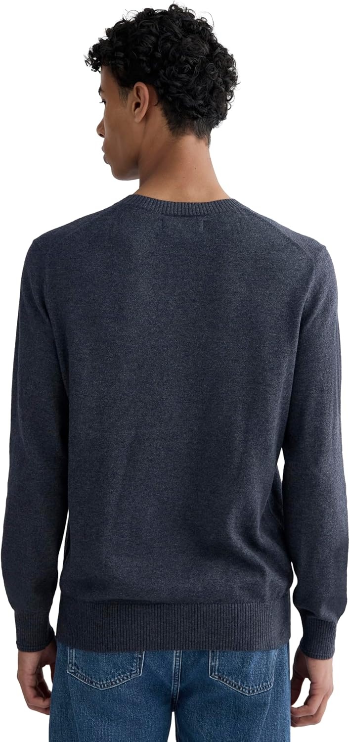 image:imageEverlane Mens Everlane The NoSweat Sweater UniformHeathered Ash