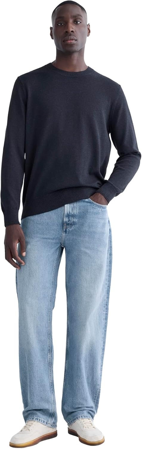 image:imageEverlane Mens Everlane The NoSweat Sweater UniformHeathered Midnight