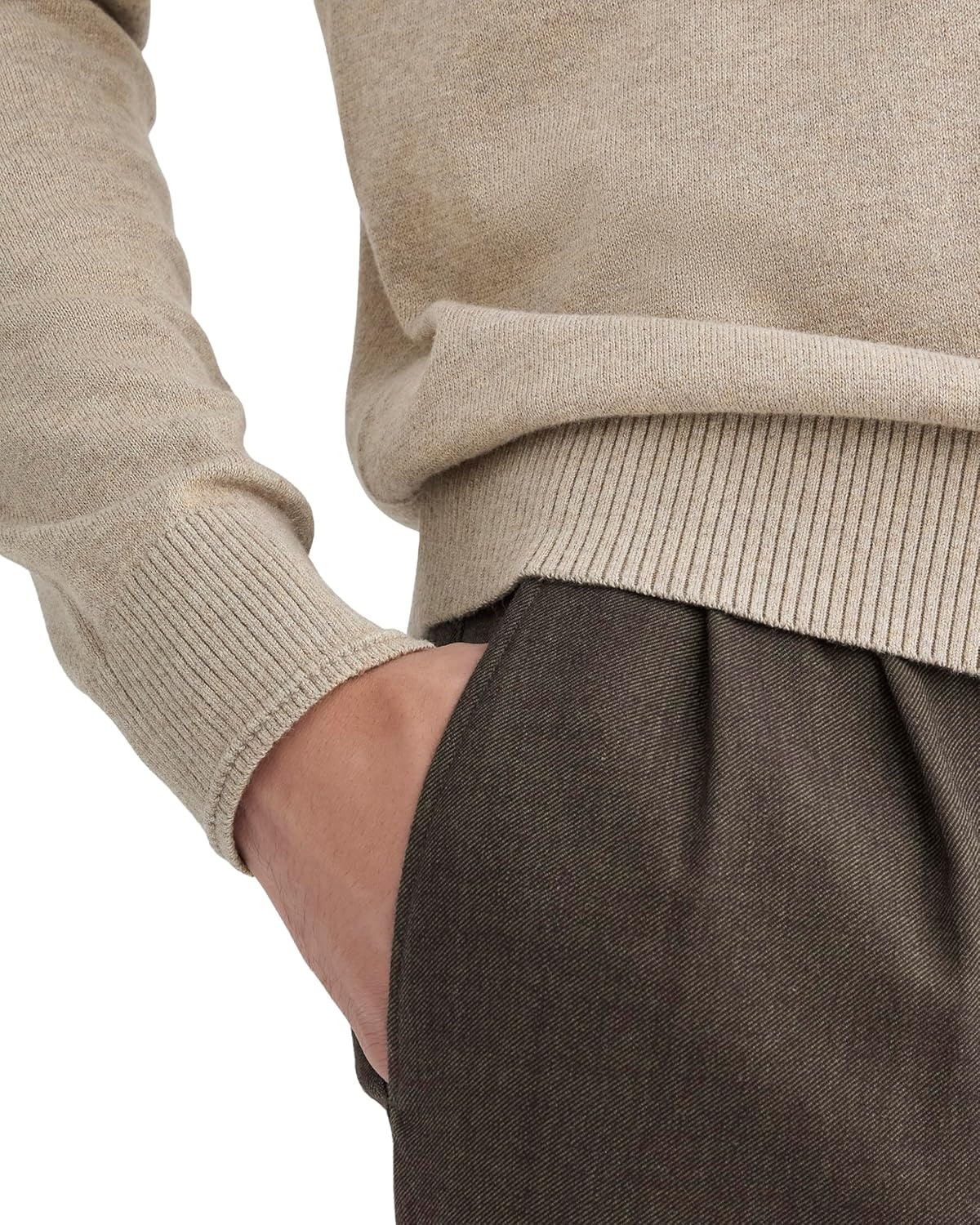 image:imageEverlane Mens Everlane The NoSweat Sweater UniformHeathered Oatmeal
