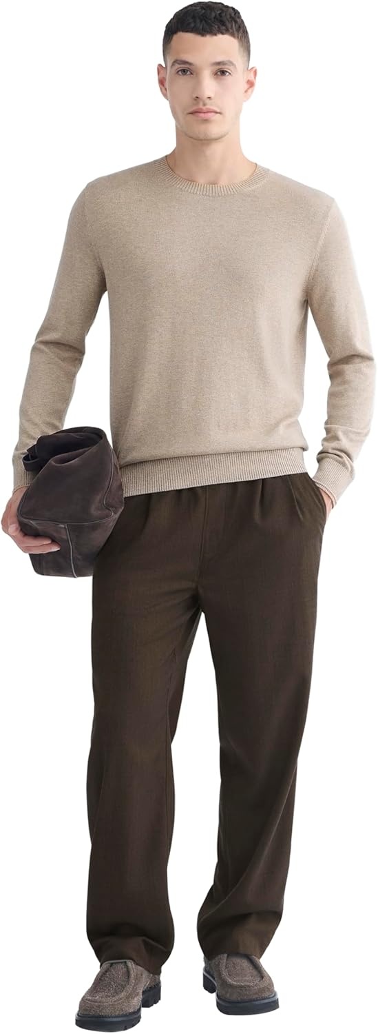 image:imageEverlane Mens Everlane The NoSweat Sweater UniformHeathered Oatmeal