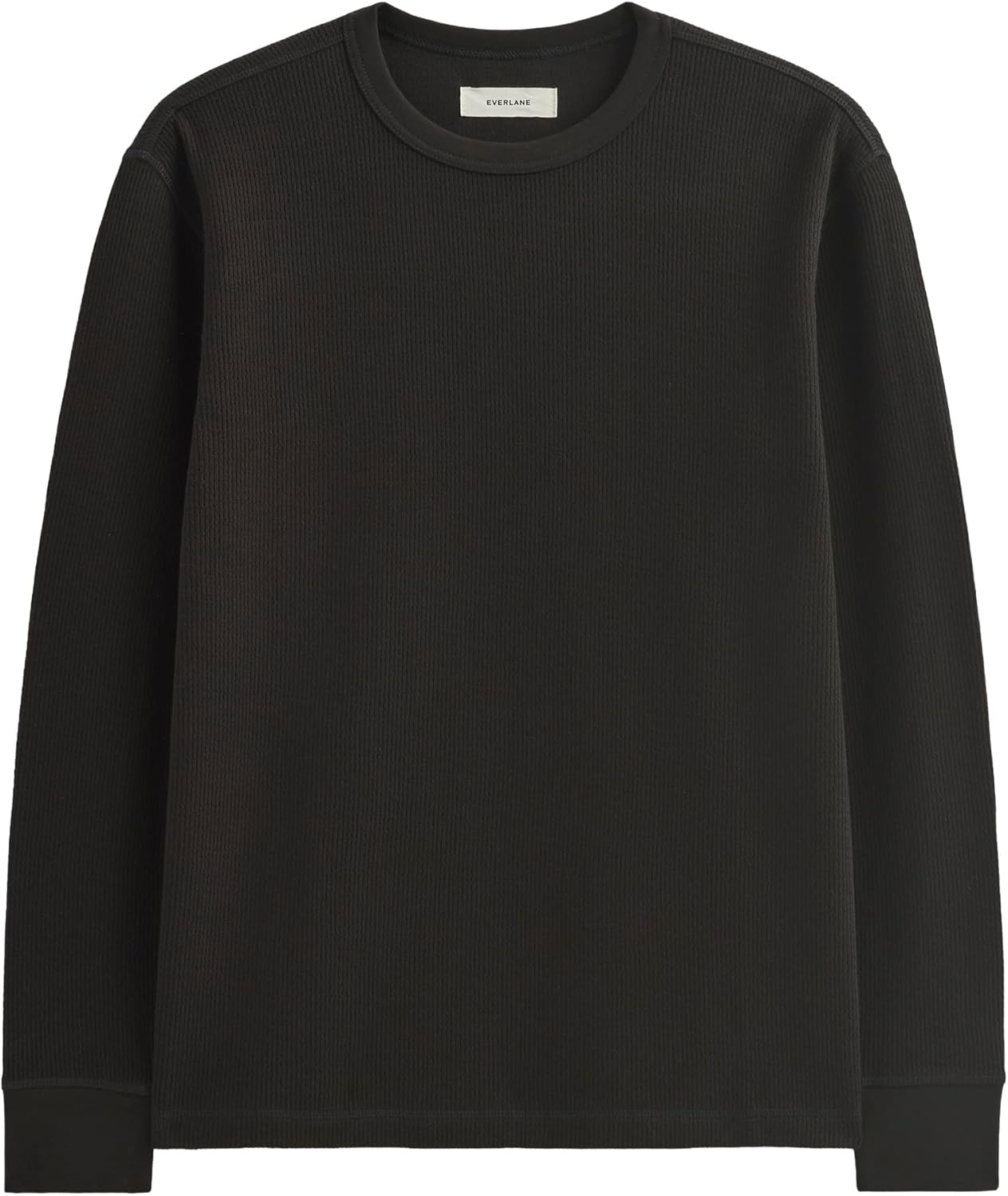 image:imageEverlane Mens Everlane Thermal Crew in Cozy WaffleBlack