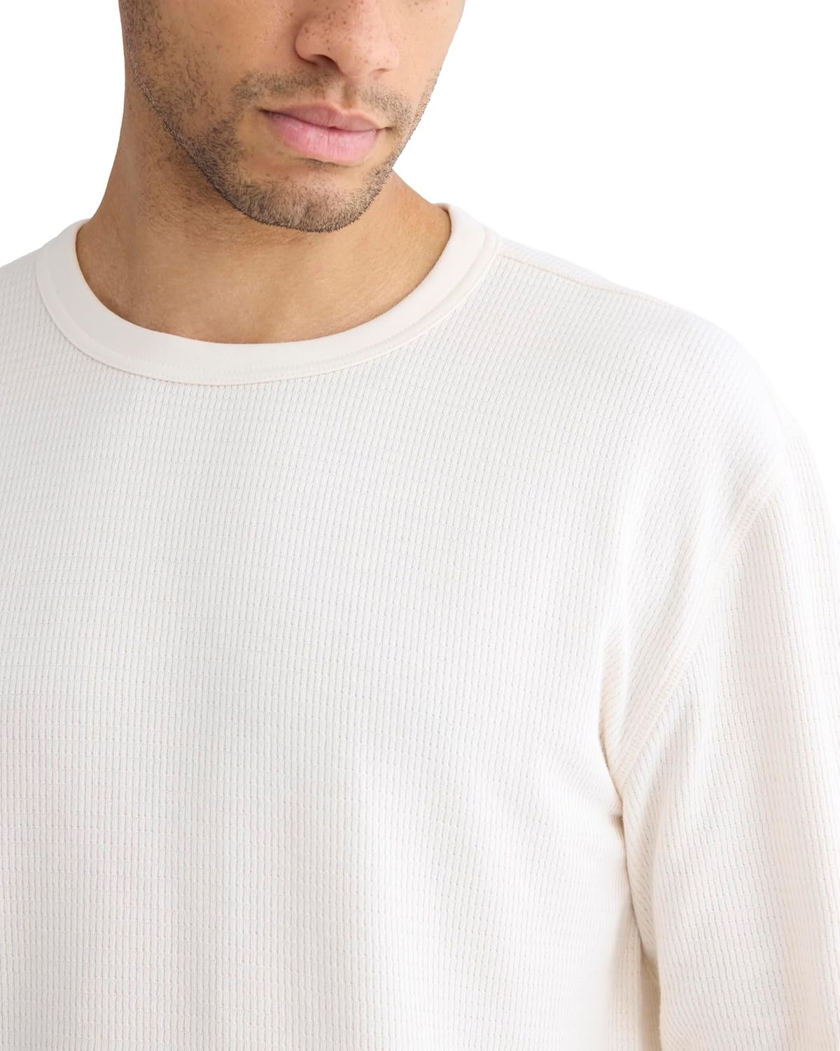 image:imageEverlane Mens Everlane Thermal Crew in Cozy WaffleBone