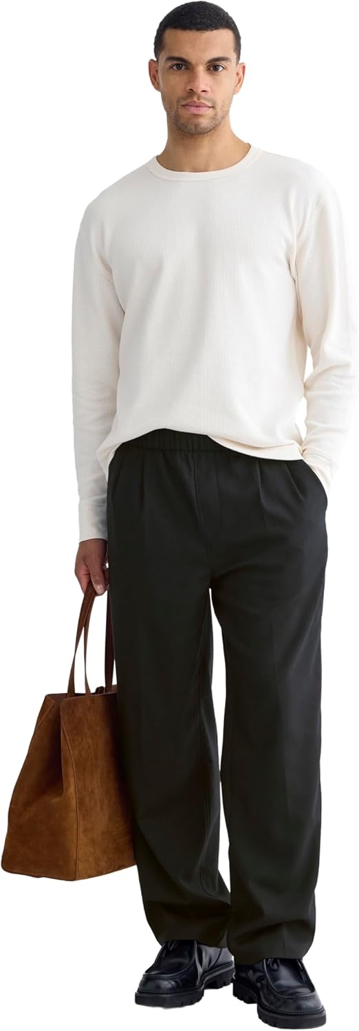image:imageEverlane Mens Everlane Thermal Crew in Cozy WaffleBone