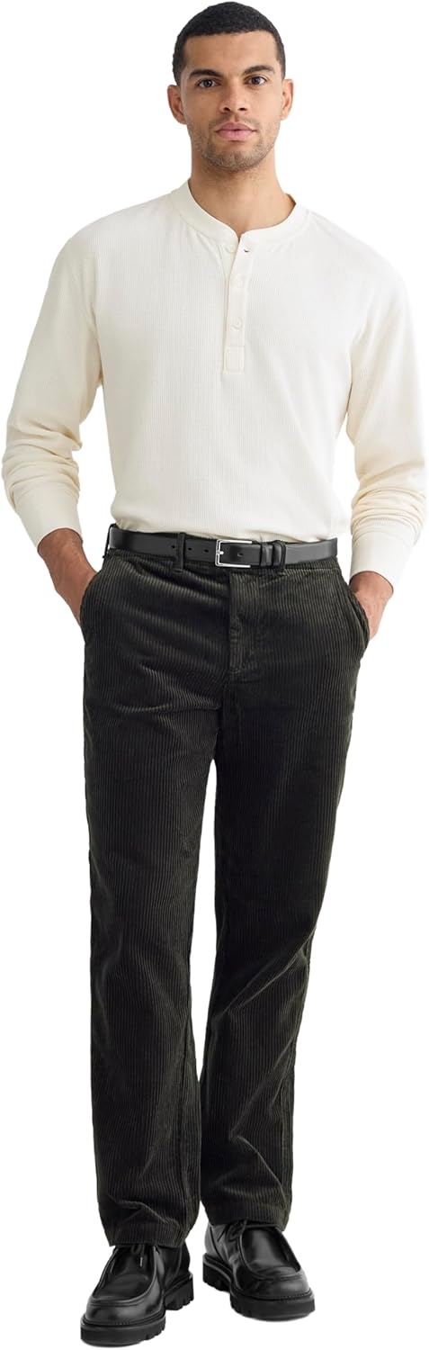 image:imageEverlane Mens Everlane Thermal Henley in Cozy WaffleBone