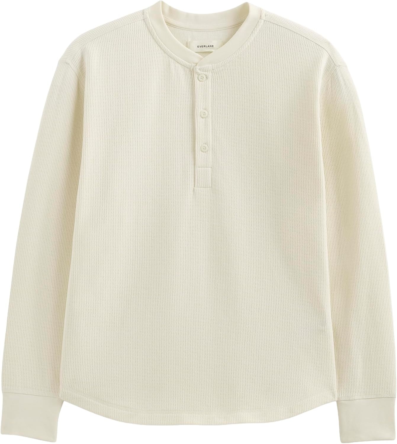 image:imageEverlane Mens Everlane Thermal Henley in Cozy WaffleBone