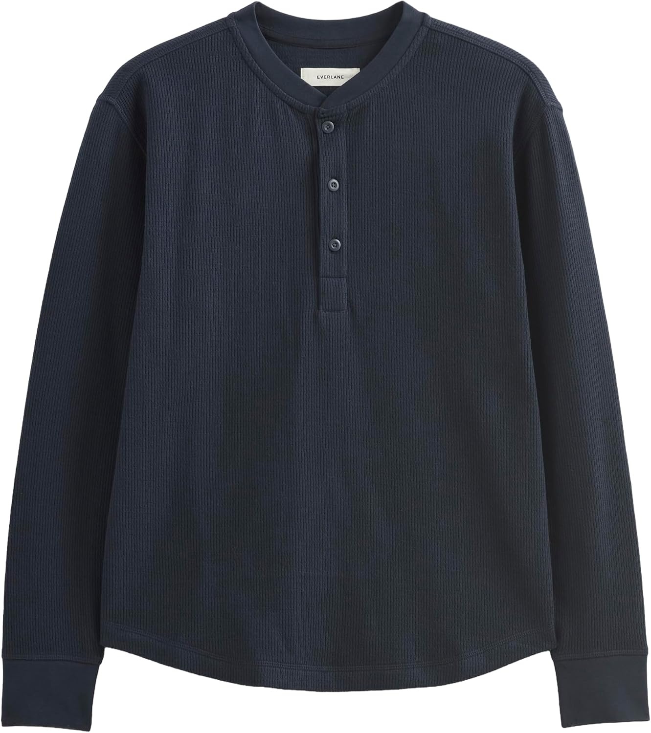 image:imageEverlane Mens Everlane Thermal Henley in Cozy WaffleNavy