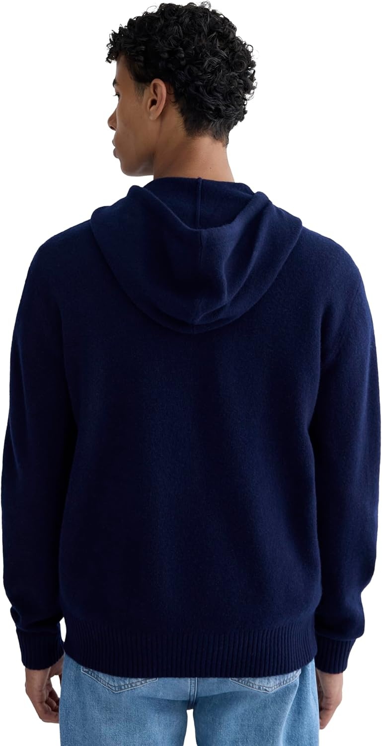 image:imageEverlane Mens Everlane the Felted Merino HoodieDeep Navy