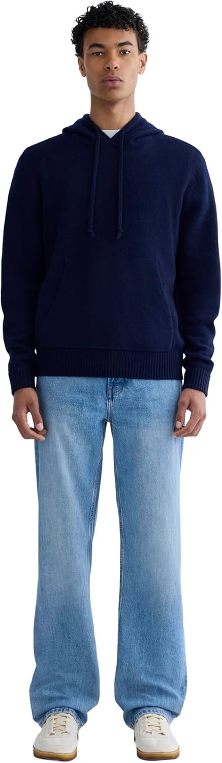 image:imageEverlane Mens Everlane the Felted Merino HoodieDeep Navy