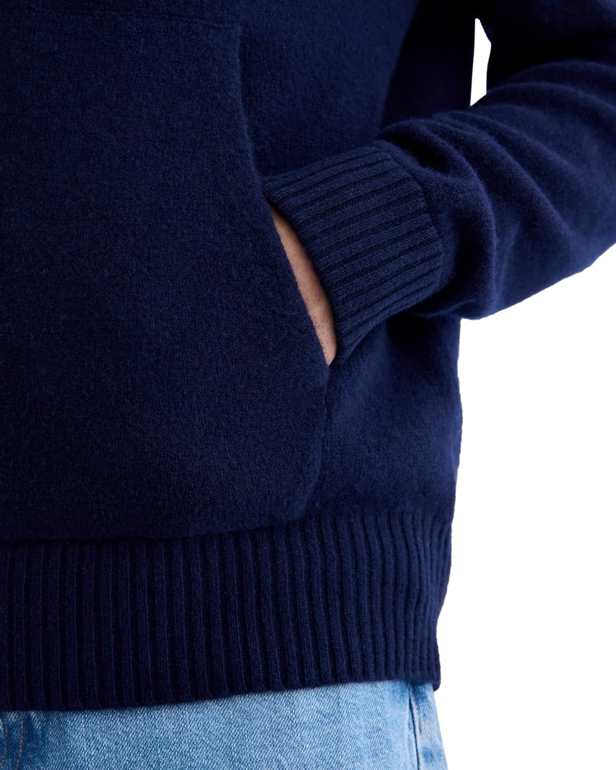 image:imageEverlane Mens Everlane the Felted Merino HoodieDeep Navy