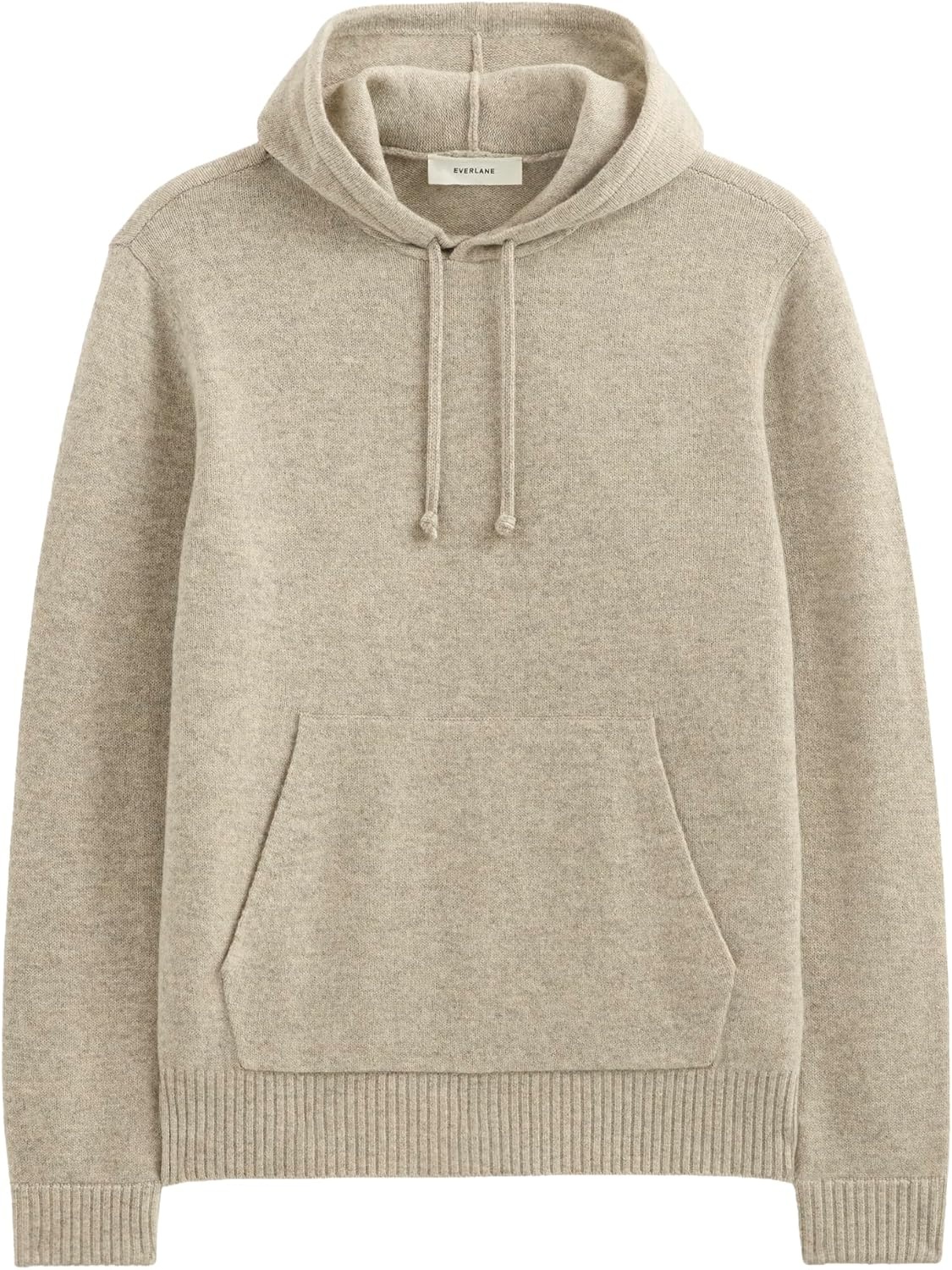 image:imageEverlane Mens Everlane the Felted Merino HoodieHeather Gravel