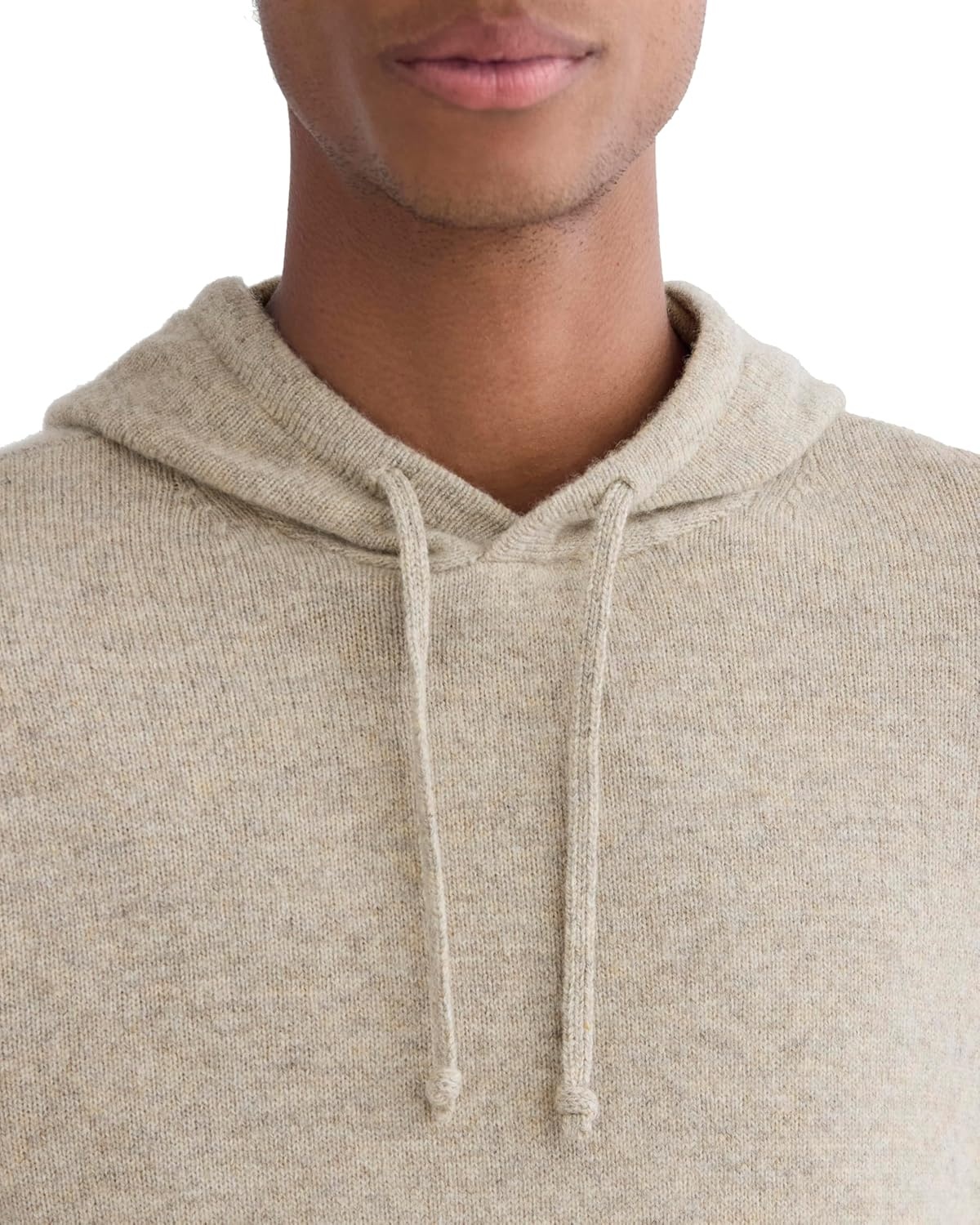image:imageEverlane Mens Everlane the Felted Merino HoodieHeather Gravel
