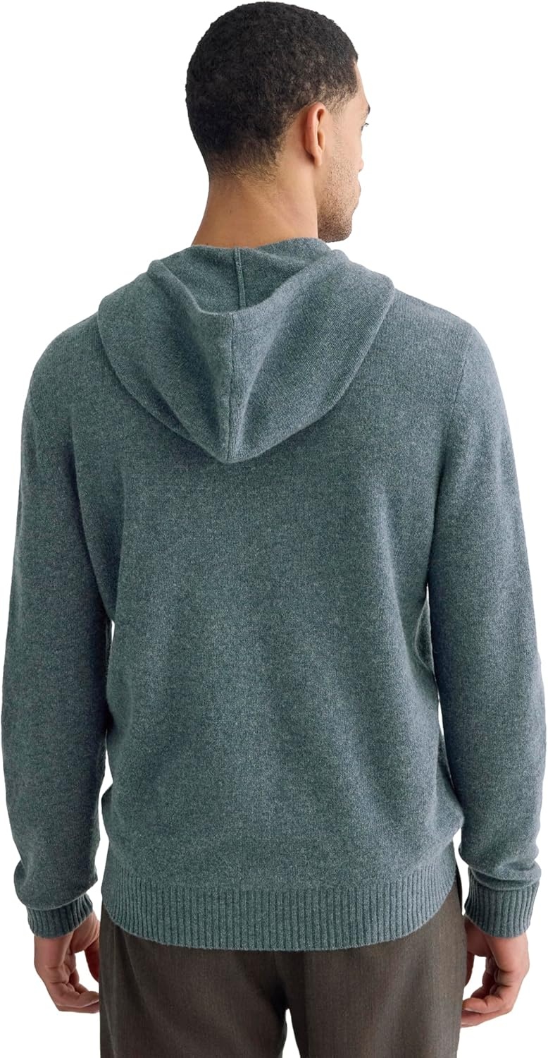 image:imageEverlane Mens Everlane the Felted Merino HoodieHeather Midnight Navy