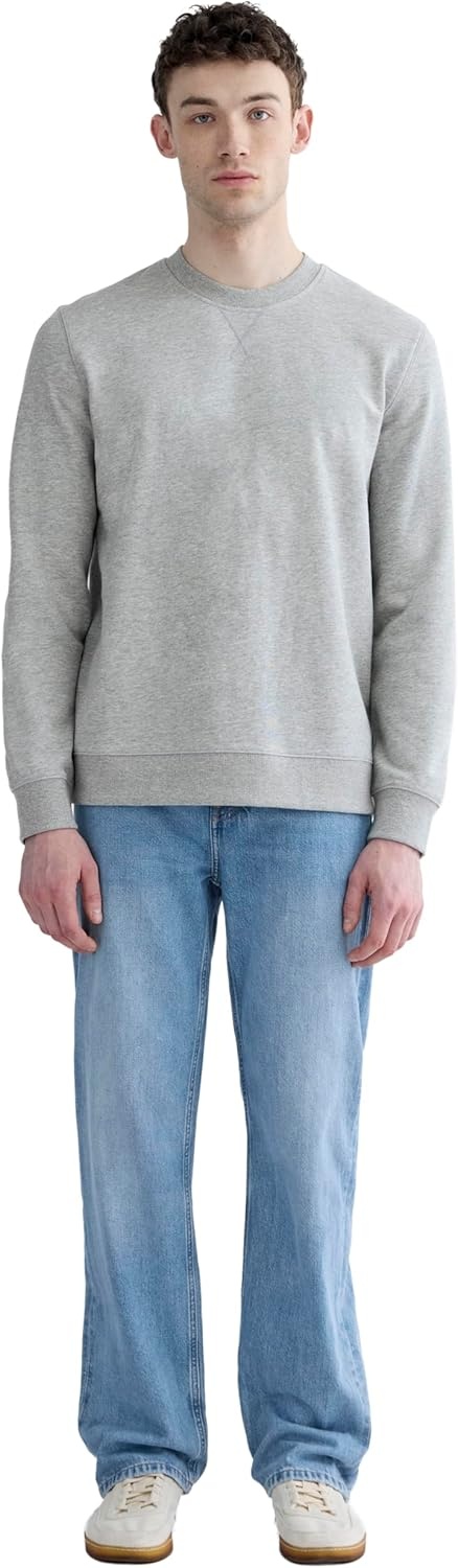 image:imageEverlane Mens Everlane the Offduty Terry CrewHeathered Grey