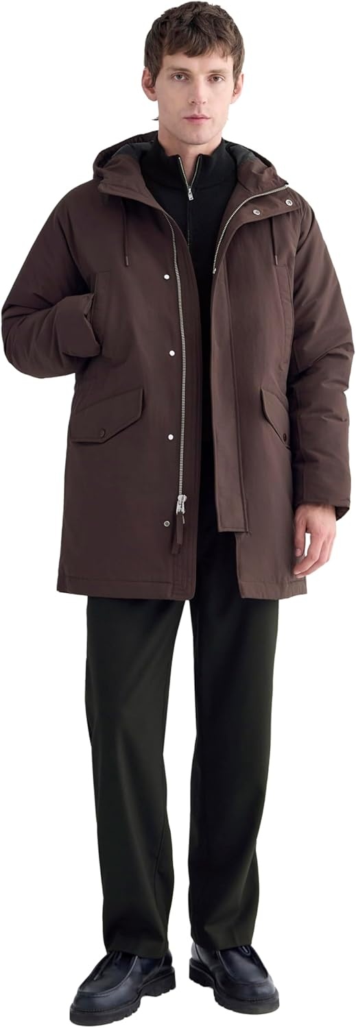 image:imageEverlane Mens Everlane the ParkaDark Chocolate