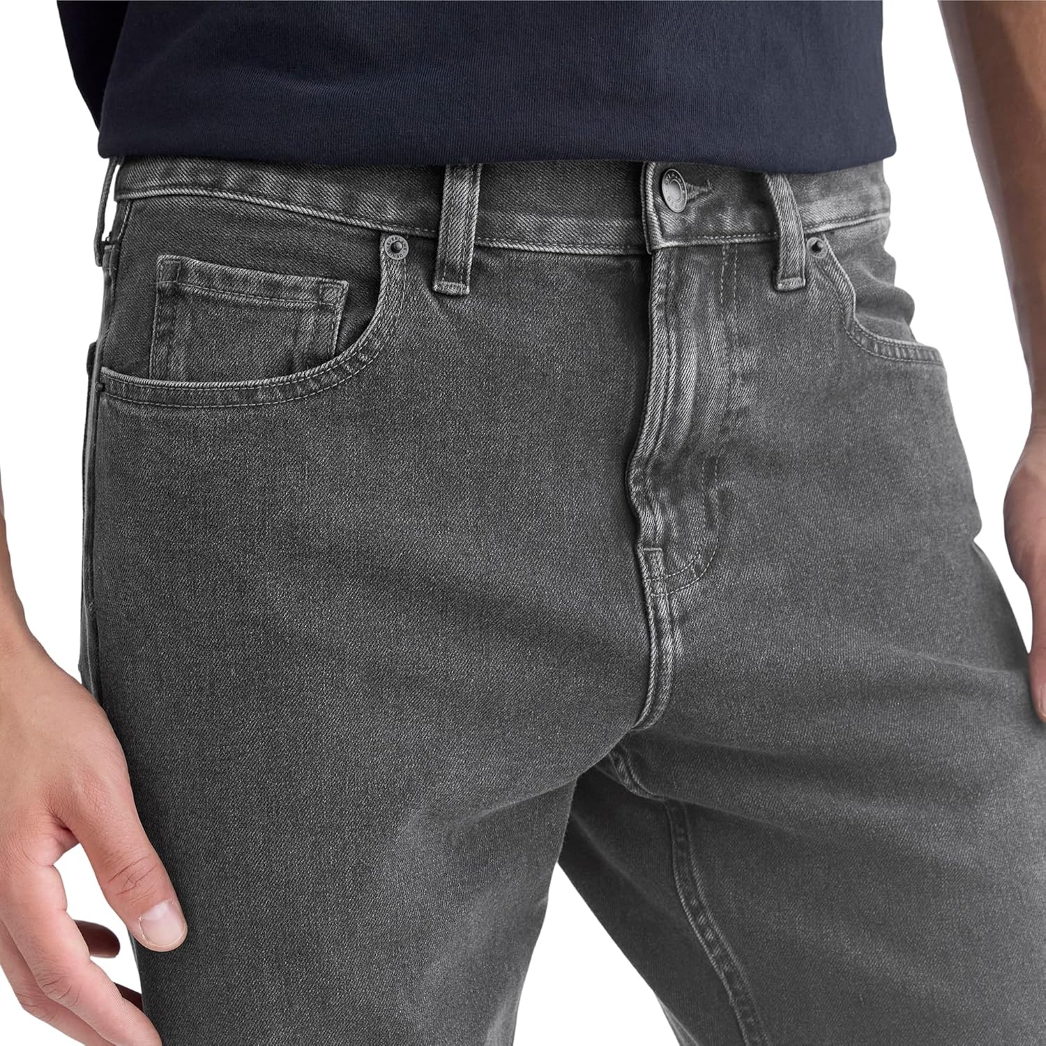 image:imageEverlane Mens StraightLeg Stretch JeanWashed Black