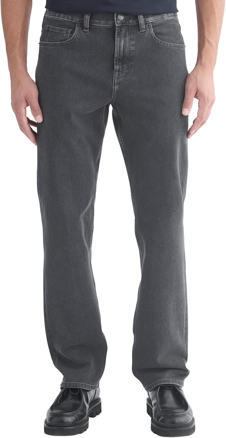 image:imageEverlane Mens StraightLeg Stretch JeanWashed Black