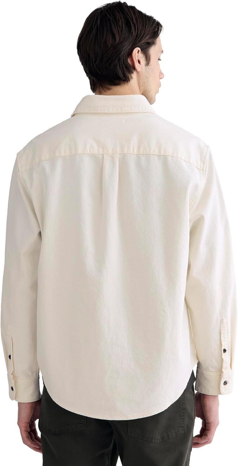image:imageEverlane Mens The Canvas Organic Cotton OvershirtBone