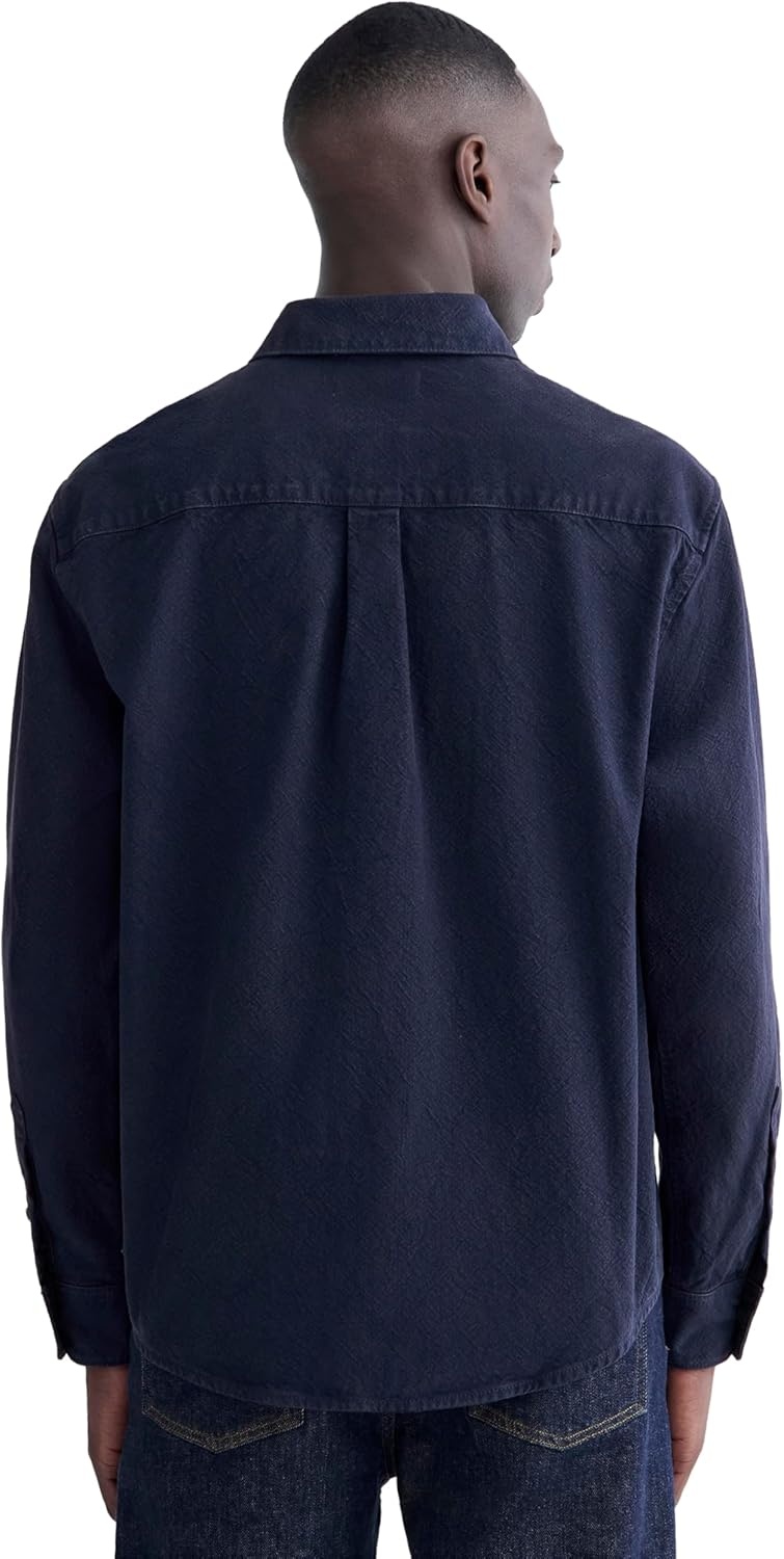 image:imageEverlane Mens The Canvas Organic Cotton OvershirtNavy