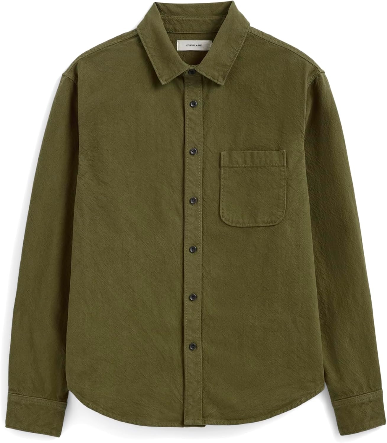 image:imageEverlane Mens The Canvas Organic Cotton OvershirtOlive